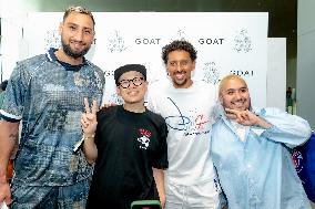 PSG’s players at opening of the PSG House in Osaka