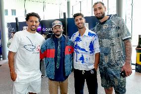 PSG’s players at opening of the PSG House in Osaka