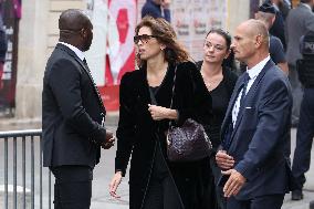 Jane Birkin Funeral - Paris