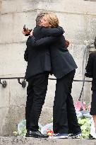 Jane Birkin Funeral - Paris