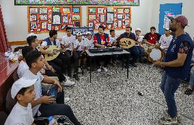 MIDEAST-GAZA-REFUGEE-CHILDREN-UN AGENCY-SUMMER CAMP