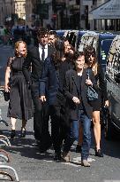 Jane Birkin Funeral - Paris