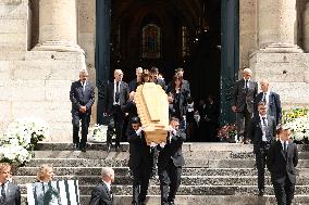 Jane Birkin Funeral - Paris