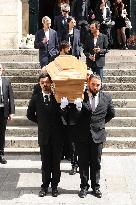 Jane Birkin Funeral - Paris