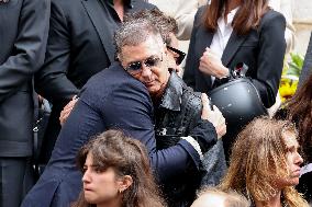 Jane Birkin Funeral - Paris