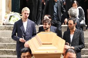 Jane Birkin Funeral - Paris