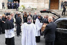 Jane Birkin Funeral - Paris