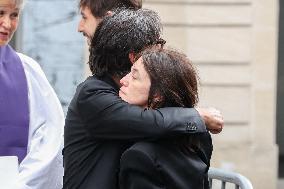 Jane Birkin Funeral - Paris