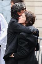 Jane Birkin Funeral - Paris