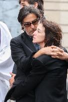 Jane Birkin Funeral - Paris