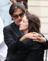 Jane Birkin Funeral - Paris