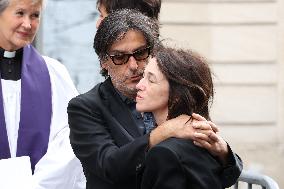 Jane Birkin Funeral - Paris