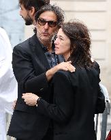 Jane Birkin Funeral - Paris