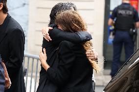 Jane Birkin Funeral - Paris