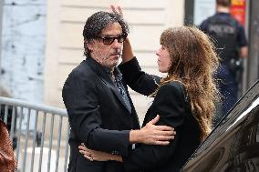 Jane Birkin Funeral - Paris