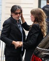 Jane Birkin Funeral - Paris