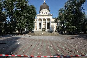 Russians attack Transfiguration Cathedral in Odesa