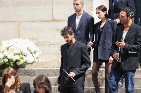 Jane Birkin Funeral - Paris