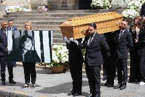 Jane Birkin Funeral - Paris