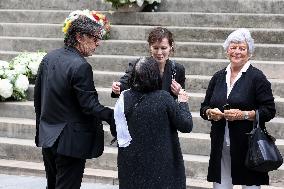 Jane Birkin Funeral - Paris