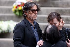 Jane Birkin Funeral - Paris