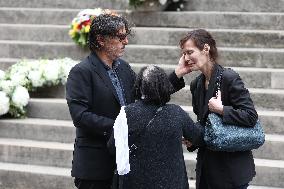 Jane Birkin Funeral - Paris