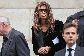 Jane Birkin Funeral - Paris