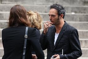 Jane Birkin Funeral - Paris