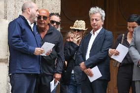 Jane Birkin Funeral - Paris