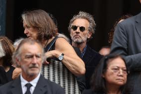 Jane Birkin Funeral - Paris