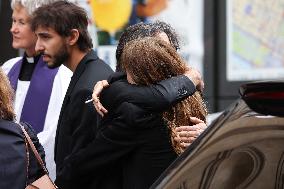 Jane Birkin Funeral - Paris