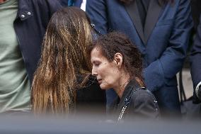 Jane Birkin Funeral - Paris