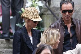 Jane Birkin Funeral - Paris