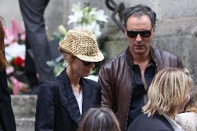 Jane Birkin Funeral - Paris