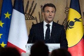 Emmanuel Macron makes Marie-Claude Tjibaou Commander of the Legion of Honor - Noumea