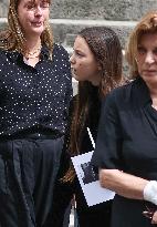 Birkin Grand Daughter Jo Attal at Jane Birkin Funeral - Paris