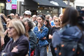 Jane Birkin Funeral - Paris
