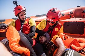 Open Arms Rescues 73 People In The Mediterranean Sea