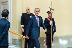 King Felipe Receives The EuroLat Assembly - Madrid