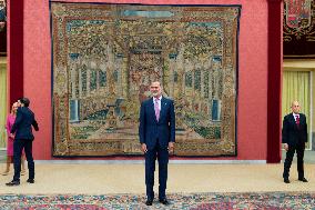 King Felipe Receives The EuroLat Assembly - Madrid