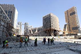 EGYPT-NEW ADMINISTRATIVE CAPITAL-CBD-WORKERS