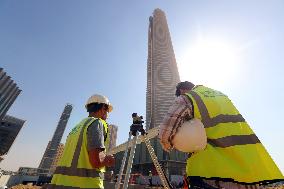 EGYPT-NEW ADMINISTRATIVE CAPITAL-CBD-WORKERS