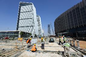 EGYPT-NEW ADMINISTRATIVE CAPITAL-CBD-WORKERS