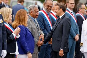 Macron Visits New Caledonia