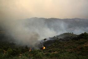 Fire In Algeria