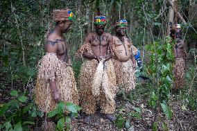 Customary ceremony in honour of the President of the Republic - Touho