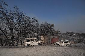 Rhodes Wildfire Forces Thousands Of Evacuations