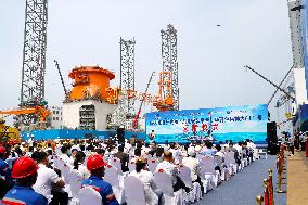 China Largest Jack-up Offshore Wind Installation Platform Delivery