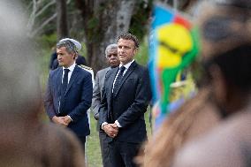Customary Ceremony In Honour Of President Macron - New Caledonia