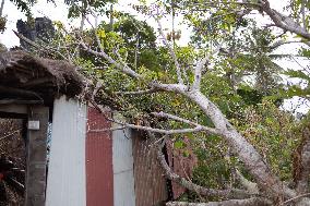 President Macron Meets With People About Climate Change Effects - New Caledonia